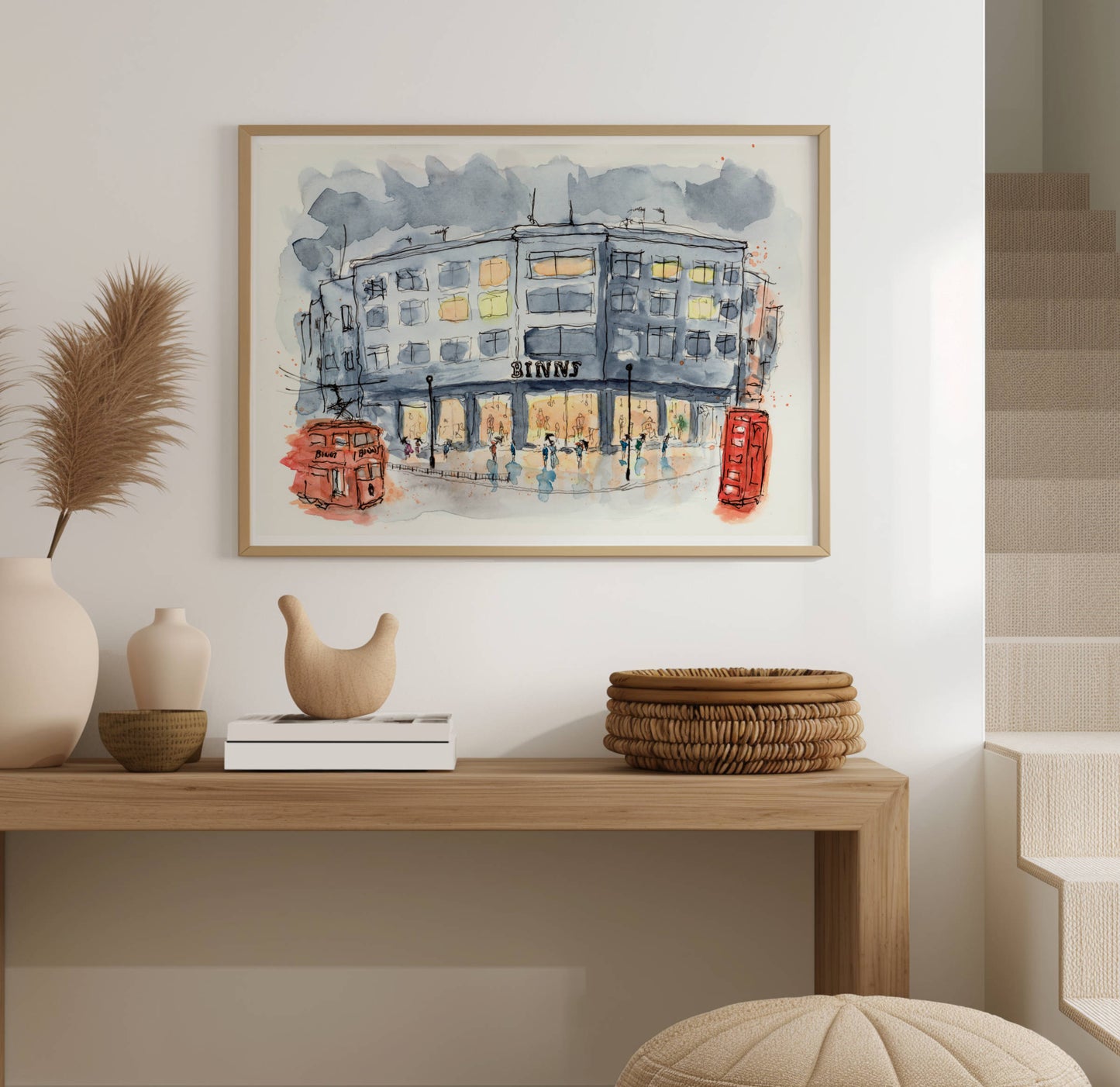 Binns, Sunderland Original Watercolour