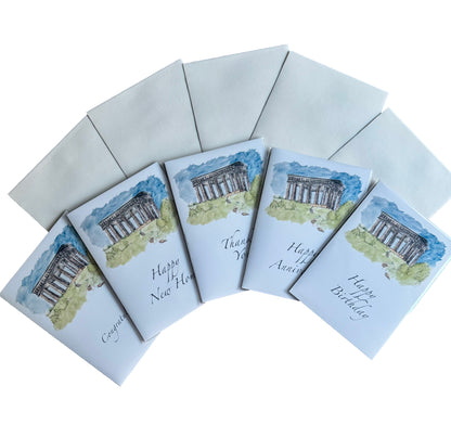 Stephen Darling Art greeting cards featuring original North East watercolour artwork — selection of designs